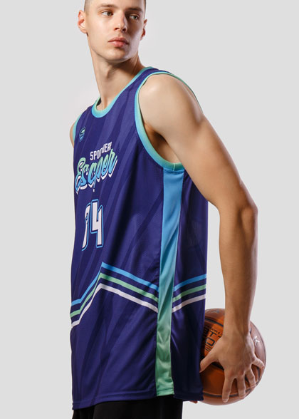 Мужская баскетбольная майка с лампасом BSK-A13.1-SUBL